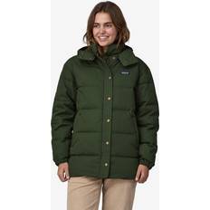 Organic Fabric - Women Coats Patagonia Cotton Down Parka Women's Beeswax Tan