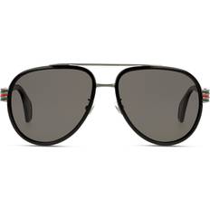 Gucci Aviator Sunglasses, Black