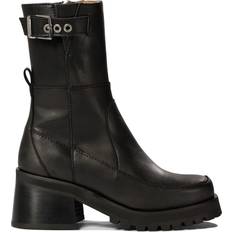 Ganni Stiefeletten Ganni Ganni-With Buckle Stivali Stivaletti Nero-Donna