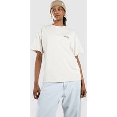Carhartt WIP Dam Överdelar Carhartt WIP American Script Krämvit t-shirt-Vit/a