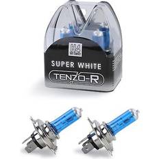 Tenzo Tenzo-R H4 55W Super White Blaues Glas Birnen Lampen Xenon Effekt E13