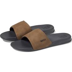 Reef Sko Reef Men's Sandals, One Slide, Grey/Tan