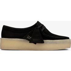 Damen - Nubukleder Derby Clarks Wallabee Cup Black