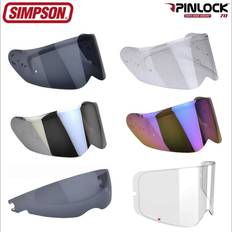 HJC Motorradausrüstung HJC Visier Motorrad-Cross-Maske Simpson Ghost Blanc