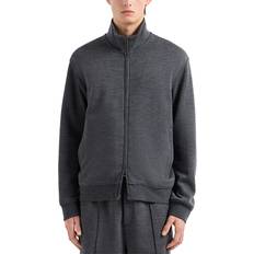 Gray - Men Cardigans Emporio Armani Zipped sweatshirt