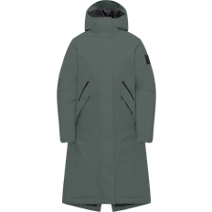 Harmaa - Untuvatakki / Topattu Takki Takit Jack Wolfskin Brandenburger Coat - Slate Green