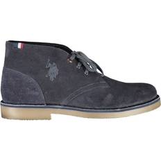 U.S. Polo Assn. Botas U.S. Polo Assn. Polyester Lace-Up Ankle Boots with Logo Detail Blue