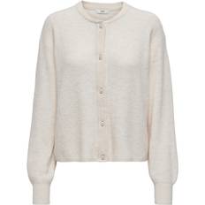 lumi Life L/S Button Cardiga Knt 4555407 Birch Melange