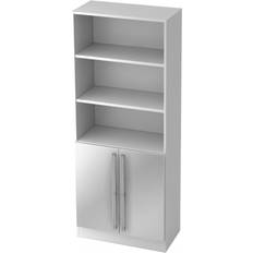 Silber Lagerschränke G 7700 CE 5 OH Schrank Chromgriff Metall Weiß/Silber Grau Lagerschrank