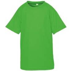 Spiro Impact Performance Aircool T-Shirt Light Green 7-8 Years