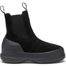 Luna Suede Chelsea Boots - Black