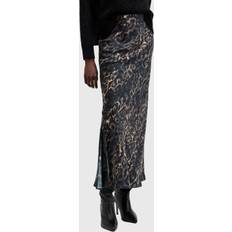 Leopard - Women Skirts AllSaints Allsaints Bryony Midi Skirt brown