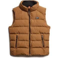 Superdry Vests Superdry Sports Puffer Gilet, Tobacco Brown