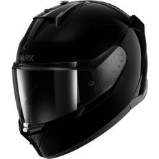 Motorcycle Equipment Shark Full face helmet d-skwal blank black