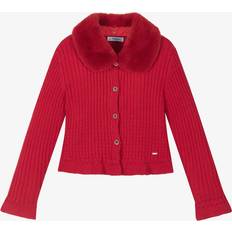 Girls Cardigans Mayoral Girls Red Knitted Cardigan (7 year)