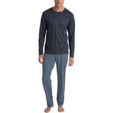 Calida Herr Kläder Calida Pyjamas relax streamline r-neck dark sapphire