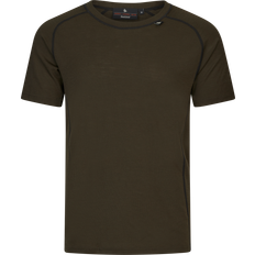 Seeland Mens Apex Merino T-Shirt - Pine Green