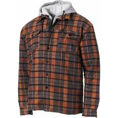 Savage Gear Twin Shirt Jacket Orange/Grey Check