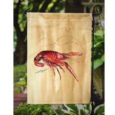 Carolines Treasures Crawfish 2-Sided Garden Flag 15.0 H x 11.0 W in Red/Orange 11x15"