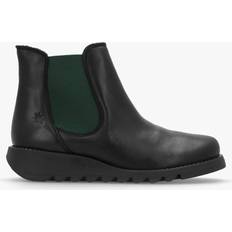 Green - Women Chelsea Boots Fly London womens salv black