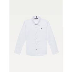Rød Skjorter Tommy Hilfiger Stretch Cotton Poplin Shirt WHITE 128