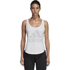 Puuvilla Topit ID Tank Tops - White