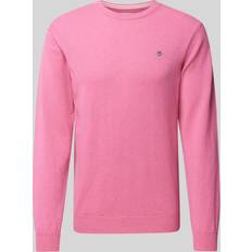 Herre - Pink - Striktrøjer Sweatere Gant Men's Mens Superfine Lambswool Crew Neck Jumper Pink 42/Regular