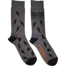 AC/DC Back in Black Bolts Ankle Socks 6-11