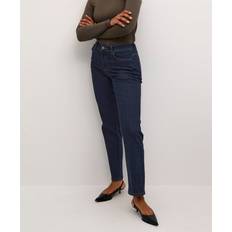 Kaffe Sinem Straight Jeans, Dark Unwashed Blue