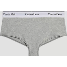 Algodón - Hombre Bragas Calvin Klein Boyshort Panti - Gris Moteado/Negro/Blanco