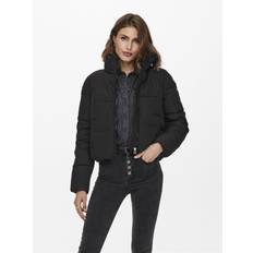 Only Chaquetas Only Dolly Short Puffer Jacket - Black