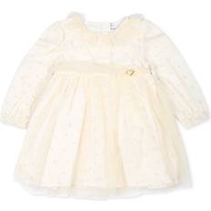 Mayoral Girls Ivory Floral Tulle Dress