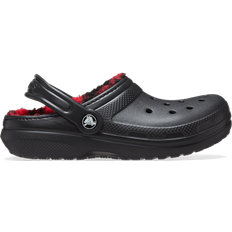 Piger Lær at gå-sko Børnesko Crocs Kid's Classic Lined Buffalo Check Clog - Black