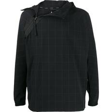 Nike Karierte Jacke zum Überziehen Herren Nylon/Polyester/Elastan Schwarz