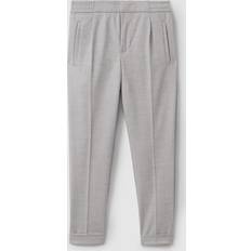 Reiss Kids' Brighton Relax Fit Elasticated Waist Trousers, Grey