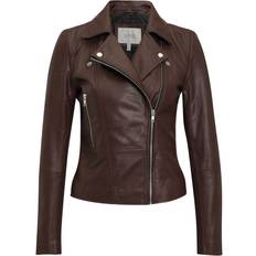 Y.A.S Femme Vestes Y.A.S Veste en cuir Femme Taille - Marron