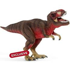 Schleich Dinosaurs Tyrannosaurus Rex King of the Dinosaurs Tyrannosaurus Rex Toy with TRex Chomping Action Jaw, Dino World Action Figure for Boys a