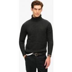 Superdry Tops Superdry Brushed Roll Neck Jumper, Washed Black