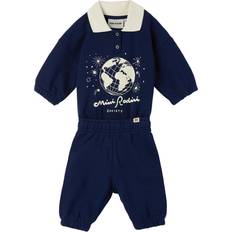 92/98 Autres Ensembles Mini Rodini Baby Society Bodysuit Set - Navy