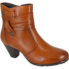 Cipriata damen stiefeletten "claretta" leder (df2445) Hellbraun 39,5