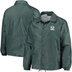 Dunbrooke Men's Green Green Bay Packers Coaches Classic Raglan Full-Snap Windbreaker Jacket