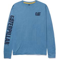 Turquoise Tops Caterpillar Trademark Banner Long Sleeve T-Shirt Green