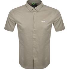 HUGO BOSS BOSS Motion Regular Stretch Fit Shirt Brown