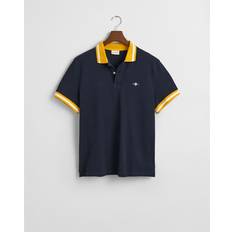 Gant Women Polo Shirts Gant Men Popcorn Textured Piqué Polo Shirt