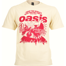 Natural - Unisex Tops Oasis What The Worlds Been Waiting For T Shirt