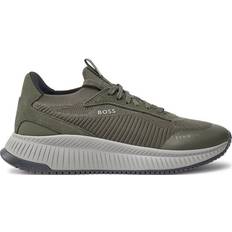 BOSS TTNM EVO trainers with knitted uppers Dark Green