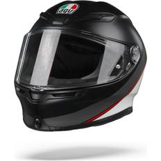 Motorcycle Equipment AGV K6 Minimal Pure Matt Black White Red