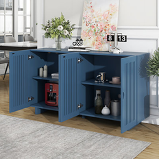 Blue Sideboards George Oliver Modern Style 33" H X 60" W X 15.7" D Sideboard