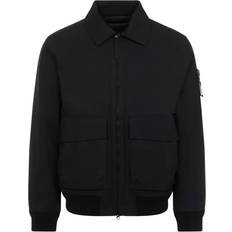 Stone Island Ghost Weatherproof Cotton Canvas Jacket - Black