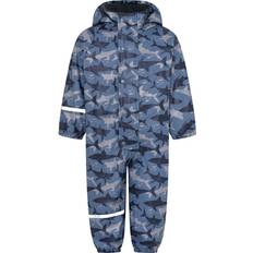 Fleecefutter Regenanzüge CeLaVi Regenoverall Mit Fleece China Blue